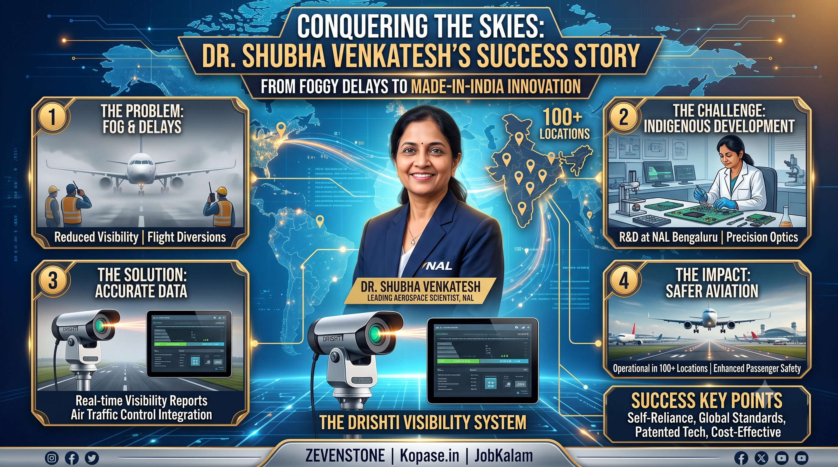 Conquering the Skies: The Success Story of Bengaluru Scientist Dr. Shubha Venkatesh ✈️🇮🇳